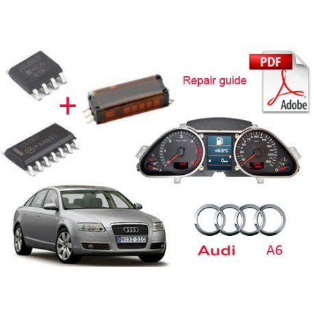 Instruir reputación Todo el mundo Audi A6 instrument cluster speedometer dashboard repair