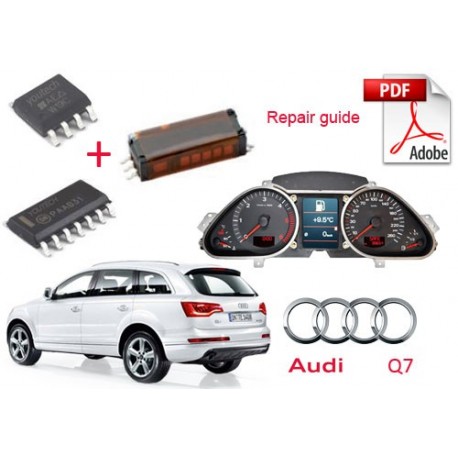Audi Q7 instrument cluster speedometer dashboard repair
