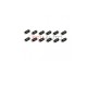 Set of 12 Pieces resistor for Scenic 2 speedometer